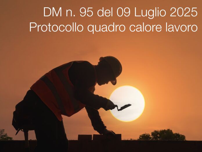 Decreto ministeriale n. 95 del 09 Luglio 2025 Decreto ministeriale n. 95 del 09 Luglio 2025