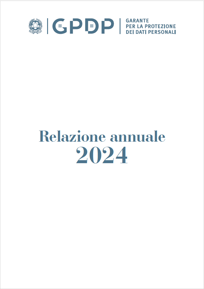 GPDP Relazione annuale 2024 GPDP Relazione annuale 2024