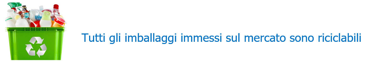 Imballaggi riciclabili