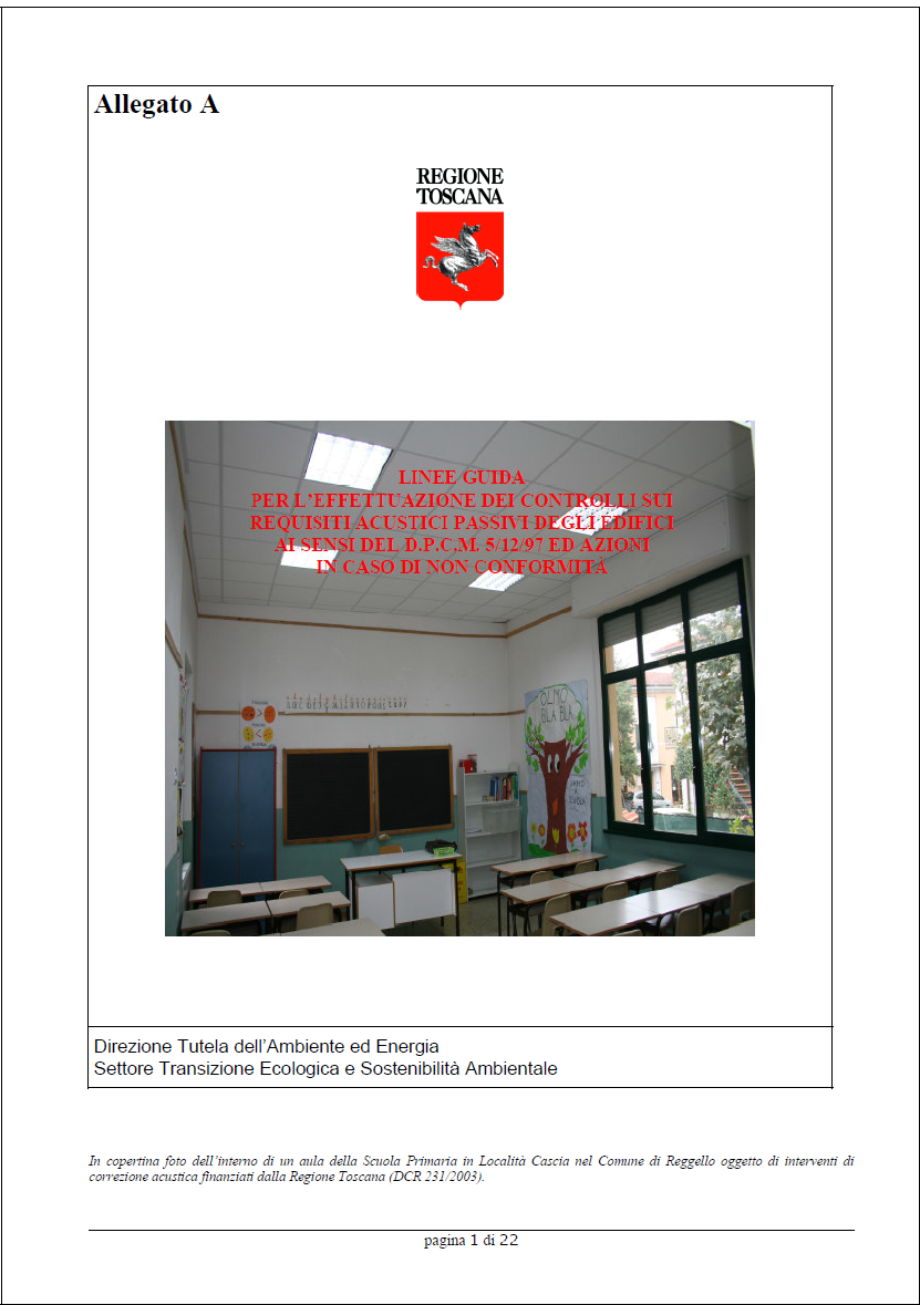 Linee guida per la valutazione dei requisiti acustici passivi degli edifici / RT 2025