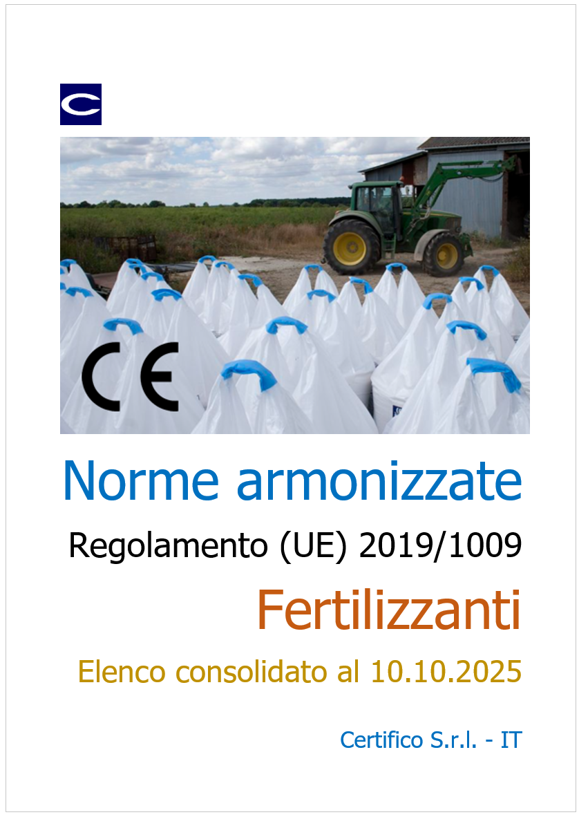 Norme armonizzate Regolamento (UE) 2024_2387__Fertilizzanti