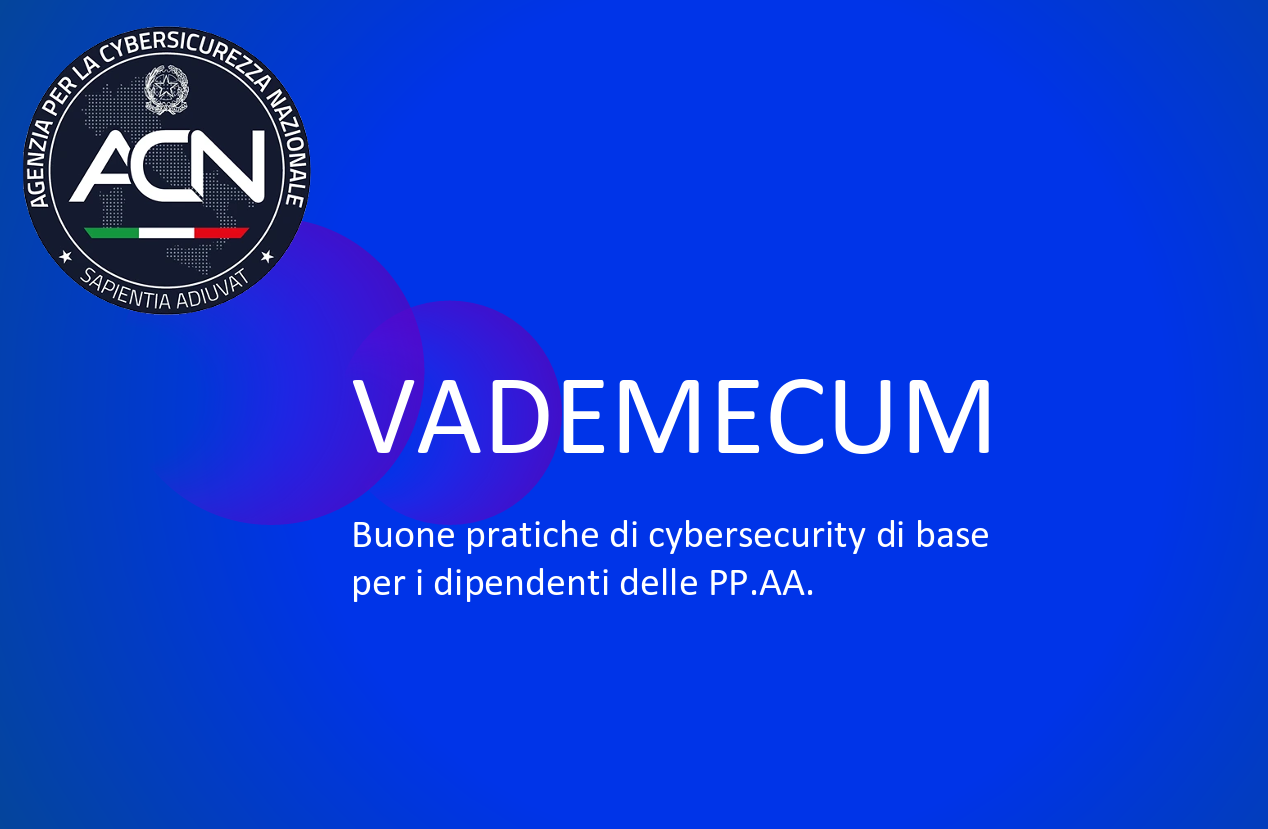 Vademecum Buone pratiche di cybersecurity 
