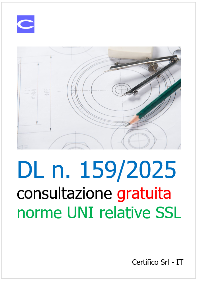 DL n. 159/2025  prevista consultazione gratuita norme UNI relative salute e sicurezza sul lavoro