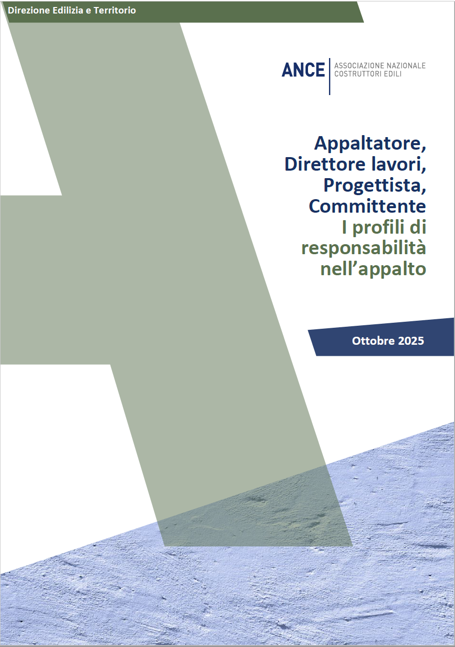 Dossier ANCE 2025 - Responsabilità nell’appalto privato