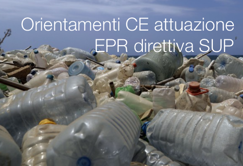 Orientamenti CE attuazione responsabilità estesa del produttore direttiva SUP