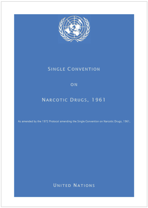 Single convention on narcotic drugs 1961 - EN