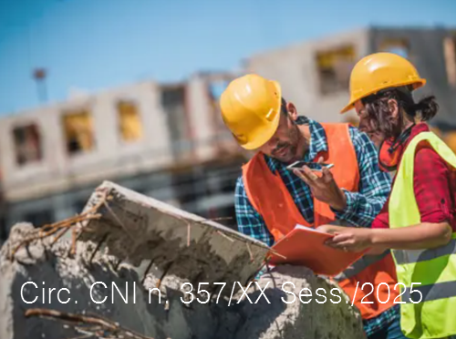 Circ. CNI n. 357/XX Sess./2025