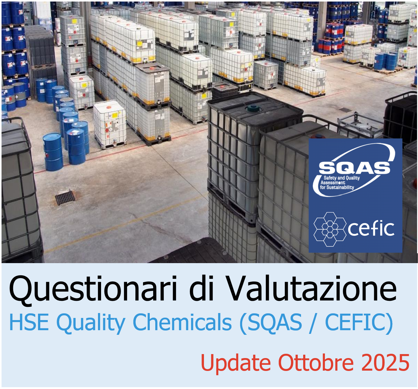 Questionari di Valutazione su HSE Quality Chemicals (SQAS / CEFIC)